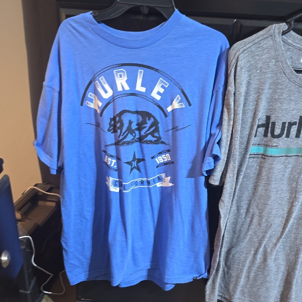 4 Hurley Shirts All Are Size X-large, Excellent Condition